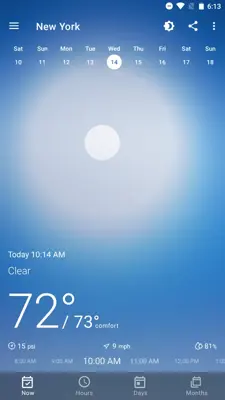 What a Weather android App screenshot 1