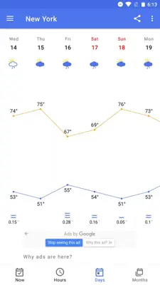 What a Weather android App screenshot 4